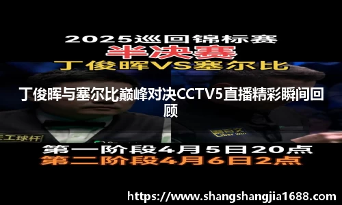 丁俊晖与塞尔比巅峰对决CCTV5直播精彩瞬间回顾